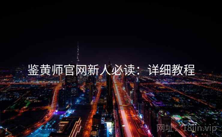 鉴黄师官网新人必读：详细教程